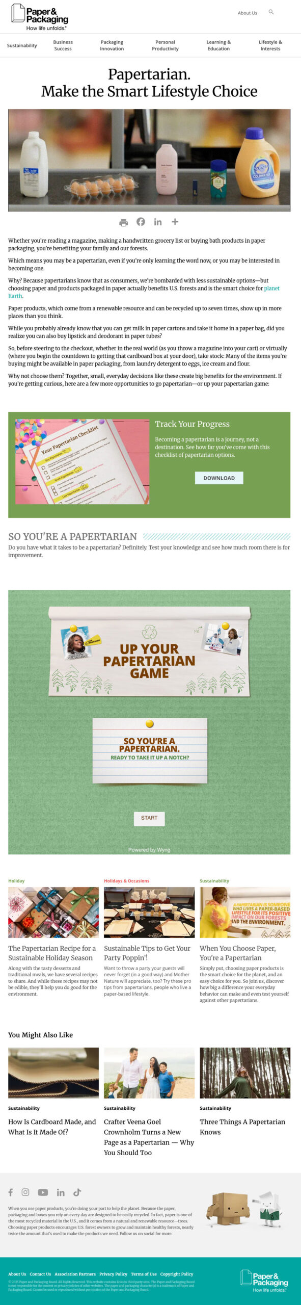 Live-a-Papertarian-L