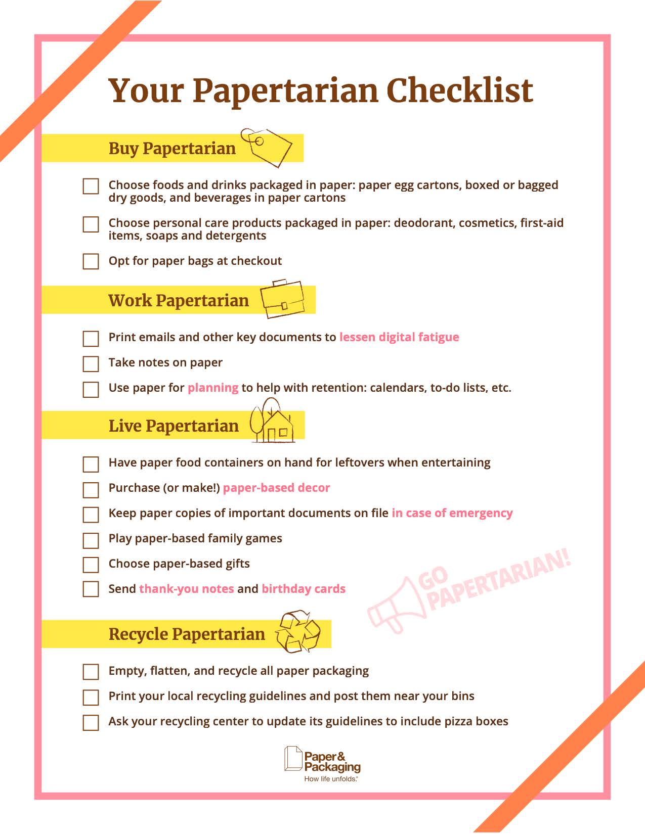PapertarianChecklist_Printable